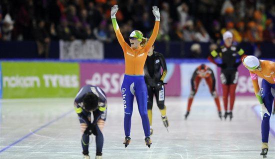 Mariska Huisman wint in Heerenveen | Foto: Sander Chamid